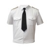 Manteau de parade de la flotte navale de l'amiral blanc avec des chemises